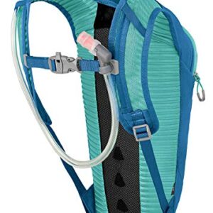 Osprey Moki 1.5L Kids' Biking Backpack with Hydraulics Reservoir, Sparrow Blue