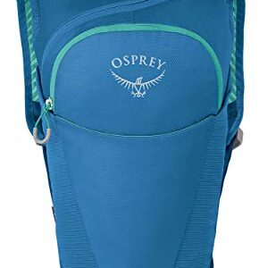 Osprey Moki 1.5L Kids' Biking Backpack with Hydraulics Reservoir, Sparrow Blue