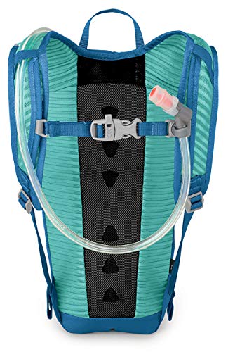 Osprey Moki 1.5L Kids' Biking Backpack with Hydraulics Reservoir, Sparrow Blue