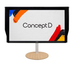 acer conceptd cp3 cp3271k pbmiippruzx 27" uhd 4k (3840 x 2160) ips g-sync compatible monitor, pantone validated, vesa certified displayhdr400, dci-p3, delta e<1 (2 x dp, 2 x hdmi & 4 x usb 3.0 ports)