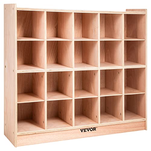 Happybuy 20-Section Cubbies for Classrooms, Cubby Storage Cabinet, Classroom Cubbies, Compartment Storage Cabinet, Classroom Furniture for Home, School, Kindergarten