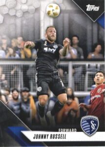 2019 topps mls #103 johnny russell sporting kansas city soccer card