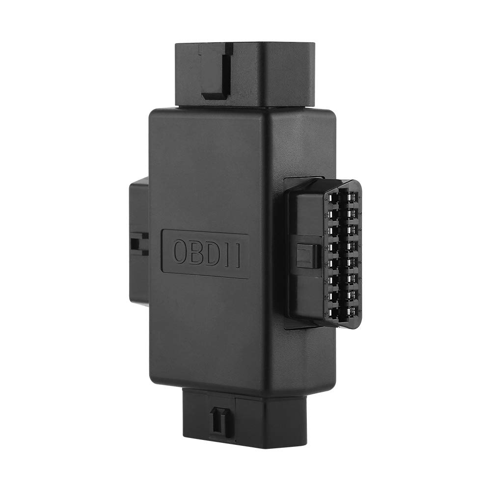 iKKEGOL Pocket OBD2 OBDII Full 16 Pin Male to 3 Female 1 to 3 OBD Cable Splitter Converter Adapter for Diagnostic Extender