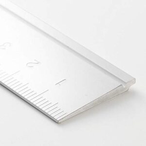 MUJI Japan Aluminum Ruler 15ｍｍ Silver