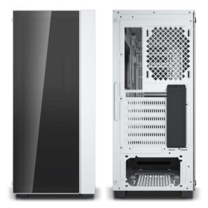 DeepCool MATREXX 55 V3 ADD-RGB WH 3F Mid-Tower ATX Case, E-ATX Support, Tempered Glass Panels, Three Included ARGB Fans, Motherboard Sync and Front I/O RGB Control, White