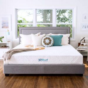 sunrising bedding 12" gel memory foam mattress in a box twin size, firm, no harmful chemicals, no fiberglass, adjustable bed frame compatible