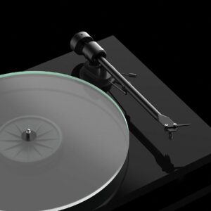 Pro-Ject T1 BT Turntable with Built-in Preamp and Wireless Audio Transmitter (Satin Walnut)