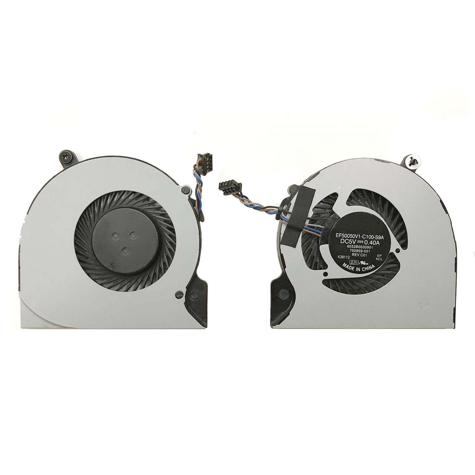 Todiys CPU Cooling Fan for HP elitebook Folio 9470 9470M 9480M Series 702859-001 6033B0030901 6033B0030902 EF50050V1-C100-S9A KSB0605HCA05