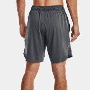 Under Armour Men's Training Stretch Shorts , Pitch Gray (012)/Black , Large