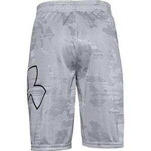 Under Armour Renegade 2.0 Jacquard Shorts, Mod Gray (011)/Black, Youth Small