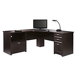 realspace magellan performance 71"w l-shaped desk, espresso