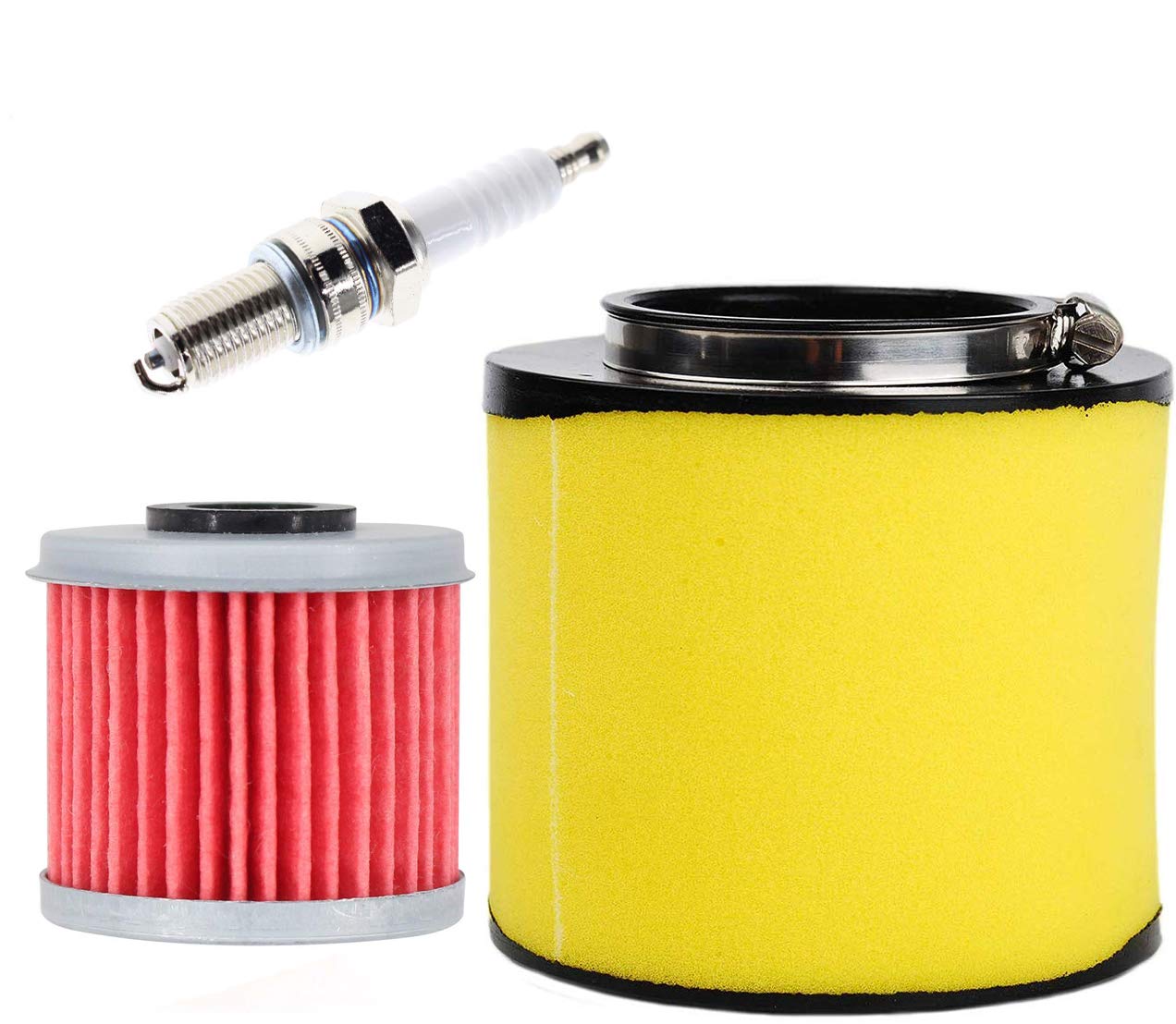 Air Filter Oil Filter Spark Plug for Honda Rancher 350 Foreman 400&450 Replace OE 17254-HN5-670