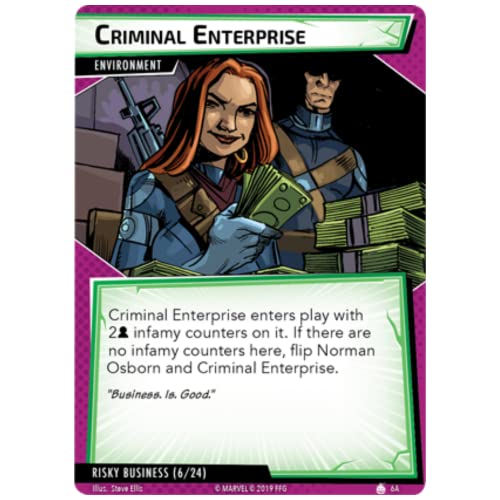 Marvel Champions The Card Game The Green Goblin SCENARIO PACK - Superhero Strategy Game, Cooperative Game for Kids and Adults, Ages 14+, 1-4 Players, 45-90 Min Playtime, Made by Fantasy Flight Games