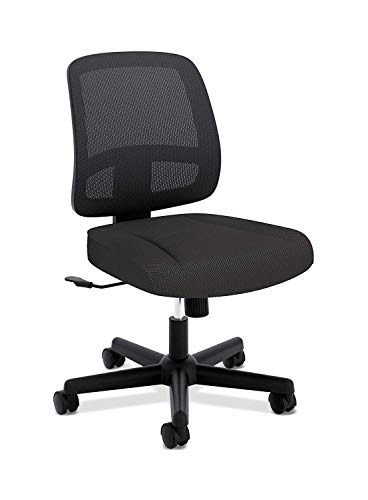 HON ValuTask Task Chair, Mesh Back Computer Chair for Office Desk, Black (HVL205) (2)