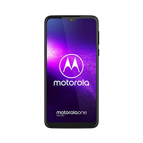 Motorola One Macro Dual-SIM XT2016-1 64GB (GSM Only | No CDMA) Factory Unlocked 4G/LTE Smartphone (Space Blue) - International Version