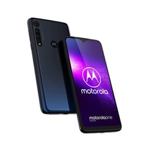 Motorola One Macro Dual-SIM XT2016-1 64GB (GSM Only | No CDMA) Factory Unlocked 4G/LTE Smartphone (Space Blue) - International Version