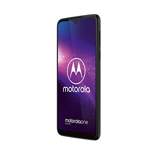 Motorola One Macro Dual-SIM XT2016-1 64GB (GSM Only | No CDMA) Factory Unlocked 4G/LTE Smartphone (Space Blue) - International Version