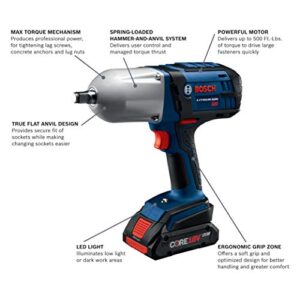 BOSCH - IWHT180-B25 Bosch IWT180-B25 18V High-Torque Impact Wrench Kit with Friction Ring