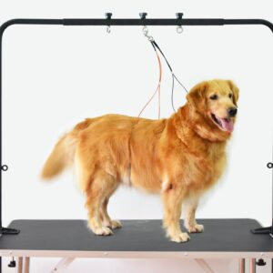 SHELANDY Overhead pet Grooming arm/Bars with Clamps Ideal for Dog Bathing & Grooming