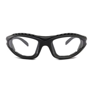 Tears Free Onion Glasses Anti-tear Free Cutting Chopping Eye Protect Cooking BBQ Kitchen Gadget Goggle (black)