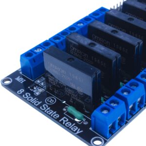 HUABAN 1PCS 8 Channel DC 5V Solid State Relay Module High Level G3MB-202P Relay SSR AVR DSP for Android