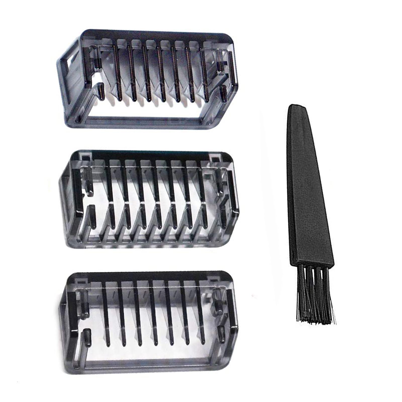 Shaver Head Shaver Comb for Solo Electric Shaver Trimmer Replacement Blades Replacement Tooth Combs 3 PCS with Brush