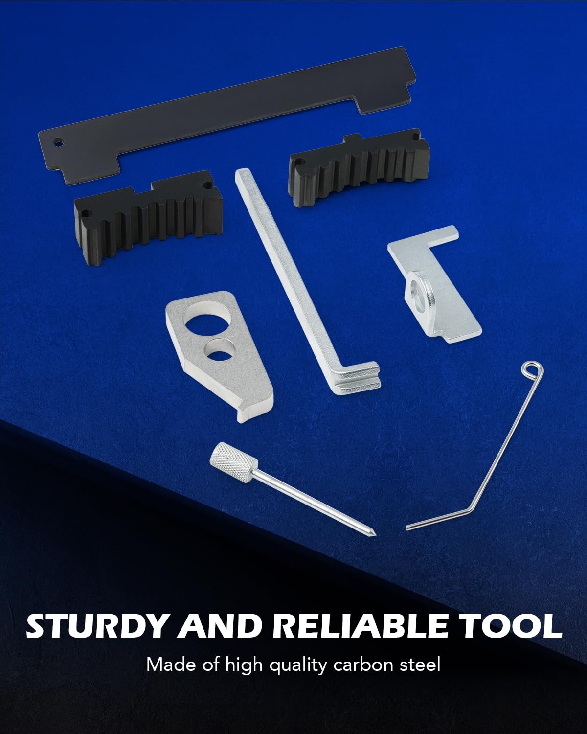 Orion Motor Tech Engine Camshaft Tensioning Locking Alignment Timing Belt Tool Kit Compatible with Chevy Cruze Aveo Alfa Romeo Fiat 16V 1.4 1.6 1.8 en6340 km6340