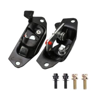 A ABIGAIL Left & Right Pair Tailgate Latch Lever with Striker Bolt, Fit for 1999-2007 Chevy Silverado. Avalanche, GMC Sierra, Cadillac Escalade, Replace # 15921948 15921949, Rear Gate Lock Latch