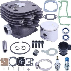 Adefol 52mm Cylinder Piston Kit For Husqvarna 372XP 371 365 362 375K Big Bore Chainsaw Replace Parts 503 93 93 72