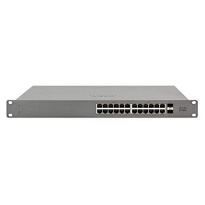 Meraki Go by Cisco | 24 Port PoE Network Switch | Cloud Managed | Power over Ethernet | [GS110-24P-HW-US]