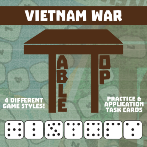 tabletop history -- vietnam war -- game-based group practice
