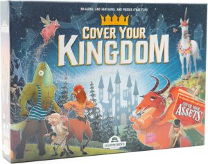grandpa beck's games cover your kingdom | cover your assets new & very obnoxious brother | a magically malicious party game for 2-8 players 9+