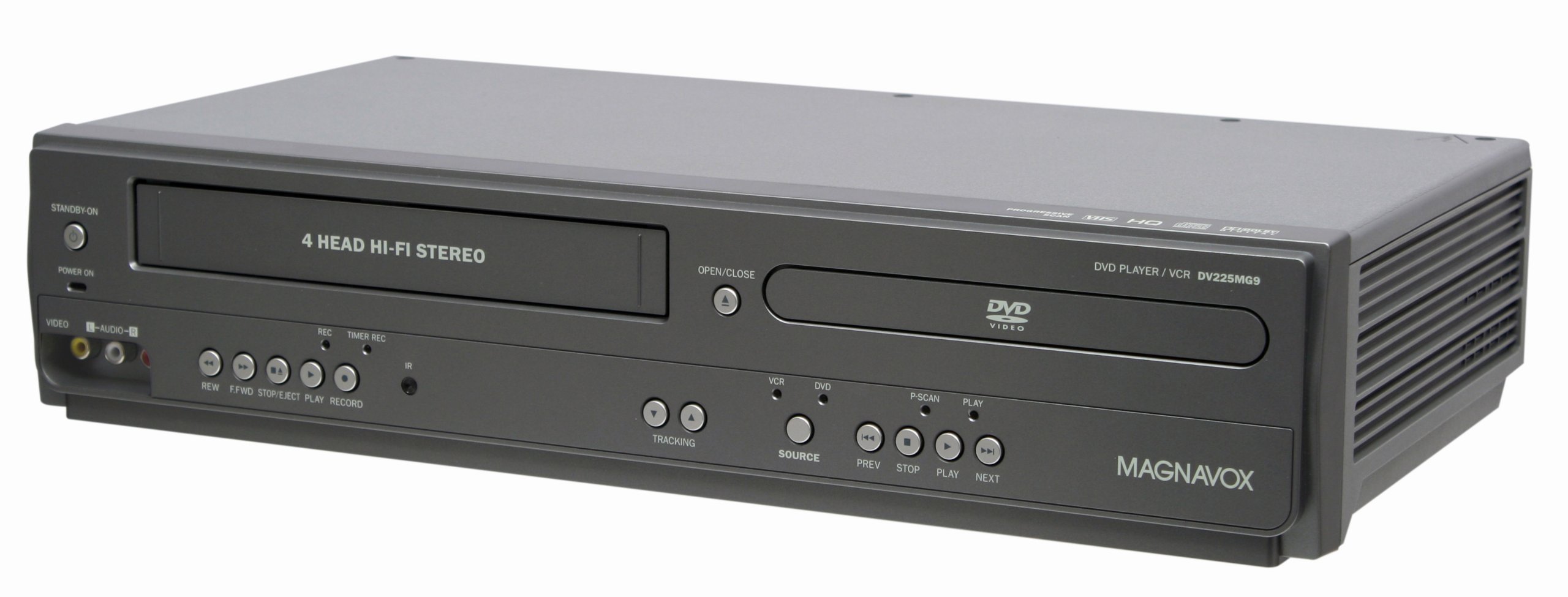 Magnavox DV225MG9 DVD Player and 4 Head Hi-Fi Stereo VCR (Renewed)