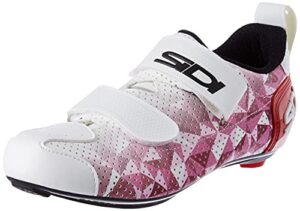 sidi unisex's bicycle shoes, rose/red/white, 38
