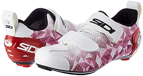 Sidi Unisex's Bicycle Shoes, Rose/Red/White, 38