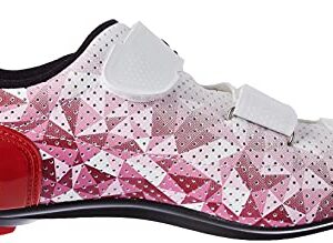 Sidi Unisex's Bicycle Shoes, Rose/Red/White, 38