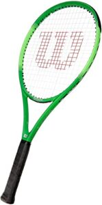 wilson unisex-adult blade feel pro 105 tennis racket black/green grip 3