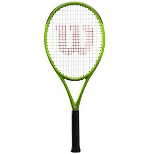 Wilson Unisex-Adult Blade Feel PRO 105 Tennis Racket Black/Green Grip 3