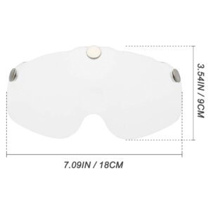 Bike Helmet Goggles Visor Shield, Removable/Detachable Magnetic Visor Goggles Shield Only for Cycling Helmet in Model Bc-069
