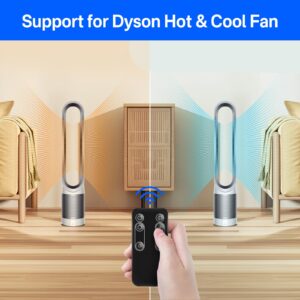 Replacement Remote Control Compatible with Dyson AM11 TP00 TP01 Pure Cool Purifiers Fan - 965824-06 965824-07 Remote for Dyson Fan Remote Replacement Control with Battery