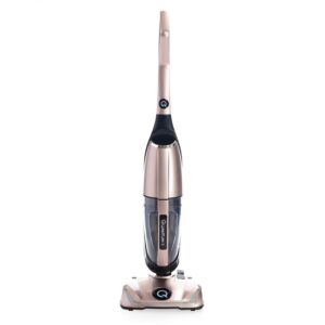 quantum x upright water vacuum cleaner - no filters, telescopic body, pet vacuum cleaner and picks up wet spills, unique technology (rose gold) (renewed)