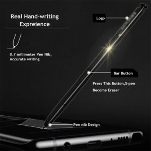 Galaxy Note 8 Pen Replacement Stylus Touch S Pen Galaxy Note 8 Note8 N950 Stylus Touch S Pen +Tips/Nibs+Eject Pin Black