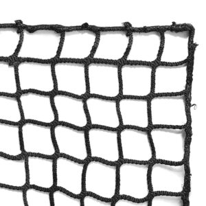 aoneky soccer backstop net, sports practice barrier net, soccer ball hitting netting, soccer high impact net, heavey duty soccer containment net (10 x 40 ft)