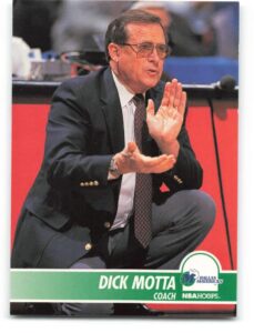 1994-95 hoops #279 dick motta co dallas mavericks basketball nba