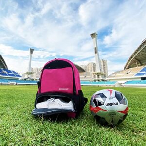 Tindecokin Soccer Bag - Youth Soccer Bags Soccer & Football & Basketball & Volleyball Backpack Training Package