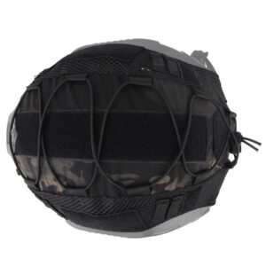 LANZON Tactical Multicam Helmet Cover for Fast Style Helmets (The Helmet is NOT Included) - Multicam Black