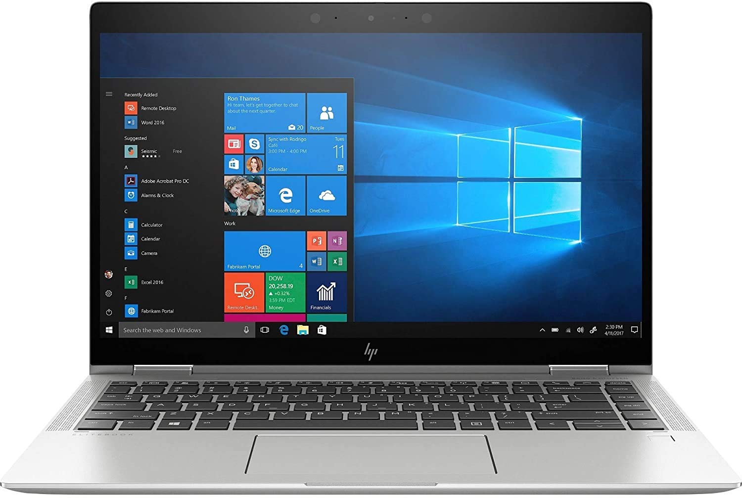 HP EliteBook x360 1040 G6 14" Touchscreen 2 in 1 Notebook - 1920 x 1080 - Core i5 i5-8265U - 8 GB RAM - 256 GB SSD - Windows 10 Pro 64-bit - Intel UHD Graphics 620 - in-Plane Switching (IPS) Tech