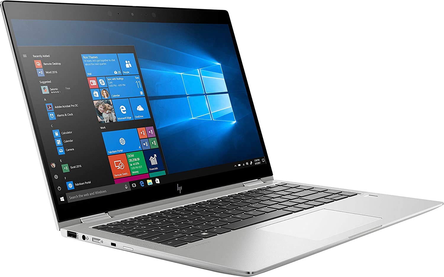 HP EliteBook x360 1040 G6 14" Touchscreen 2 in 1 Notebook - 1920 x 1080 - Core i5 i5-8265U - 8 GB RAM - 256 GB SSD - Windows 10 Pro 64-bit - Intel UHD Graphics 620 - in-Plane Switching (IPS) Tech