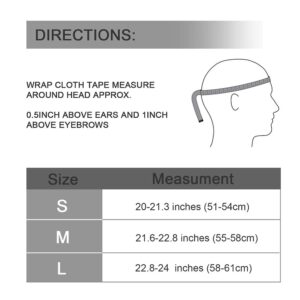 Ski Helmet for Men, Women, Youth & Kids, Snowboard Helmet with ASTM Certified Safety, 3 Sizes Options