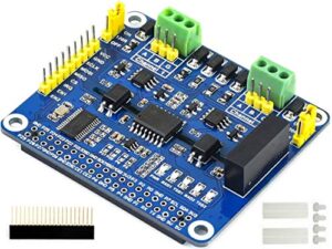 2-channel isolated rs485 expansion hat,sc16is752+sp3485 dual chip convert spi to rs485 data rate up to 921600bps embed multi protection circuits,for raspberry pi 4b/3b+/3b/2b/zero/zero w
